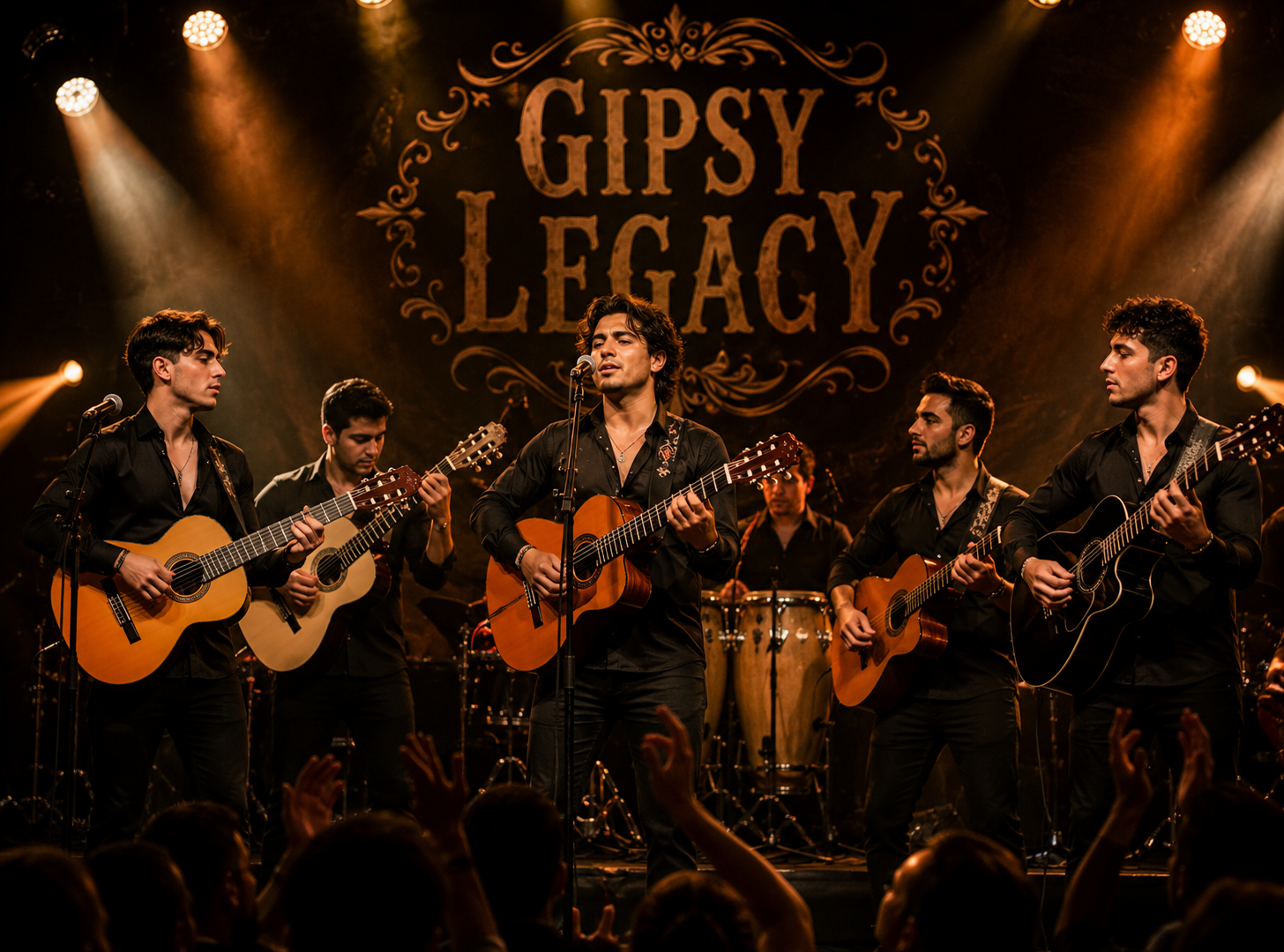 Gipsy Legacy, a rumba catalana ensemble represented by Nomad Production, performing live